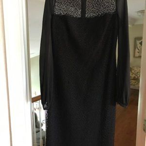 Escada Black Lace Cocktail Dress